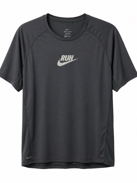 Nike Other - NIKE,MEN,DARK GREY,DRI-FIT,SHORT SLEEVE,ATHLETIC T-SHIRT.SIZE-LARGE